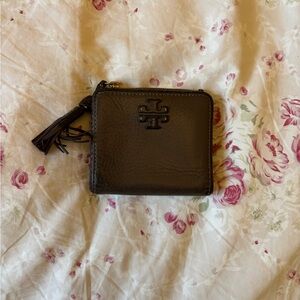 Tory Burch Brown Leather Wallet